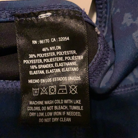 Daily Practice by Anthropologie Sofia Sports Bra in Navy Leopard - Picture 9 of 11